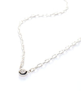 SILVER DIAMOND NECKLACE