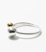 BICOLOR BALL RING
