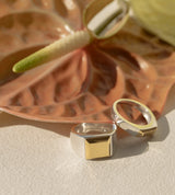 BICOLOR SIGNET RING