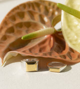 BICOLOR SIGNET RING (THIN)