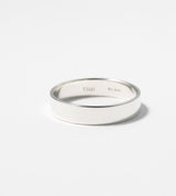 STRAIGHT FLAT RING 4mm