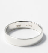 STRAIGHT FLAT RING 4mm