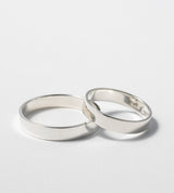 STRAIGHT FLAT RING 4mm