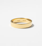 STRAIGHT FLAT RING 4mm