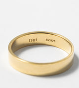 STRAIGHT FLAT RING 4mm