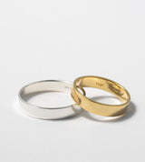 STRAIGHT FLAT RING 4mm