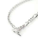 IRREGULAR FIGARO CHAIN NECKLACE