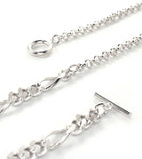 IRREGULAR FIGARO CHAIN NECKLACE