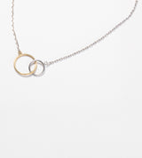 BICOLOR CIRCLE NECKLACE