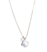 PEARL PLATE NECKLACE