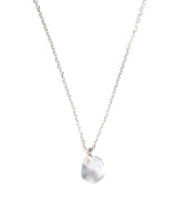 PEARL PLATE NECKLACE