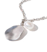 PEARL PLATE NECKLACE