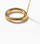 CIRCLE PIERCED EARRING (SINGLE)