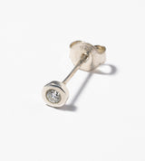 DIAMOND PIERCED EARRINGS(SINGLE)