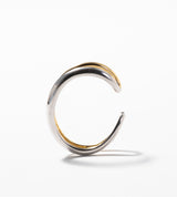 BICOLOR DOUBLE LINE EARCUFF(SINGLE)