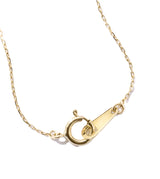 MINIMAL DIAMONDS LINE NECKLACE