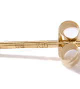 DIAMONDS LINE PIERCED EARRING(SINGLE)