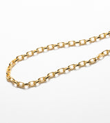 LINK CHAIN PEARL CHARM NECKLACE