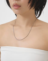 TIMELESS STAINLESS OVAL CHAIN NECKLACE