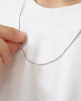 TIMELESS STAINLESS OVAL CHAIN NECKLACE