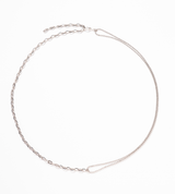 TIMELESS STAINLESS BALL CHAIN BLEND NECKLACE