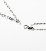 TIMELESS STAINLESS BALL CHAIN BLEND NECKLACE