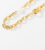 LINK CHAIN PEARL SETTING BRACELET