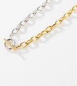LINK CHAIN PEARL SETTING BRACELET