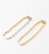 LINK CHAIN PEARL SETTING BRACELET