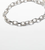 LINK CHAIN PEARL CHARM BRACELET