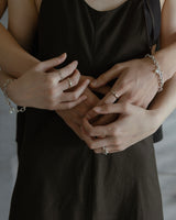 LINK CHAIN PEARL CHARM BRACELET