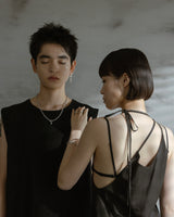 LINK CHAIN PEARL CHARM BRACELET