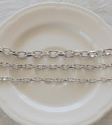 LINK CHAIN PEARL CHARM BRACELET