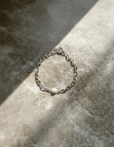 LINK CHAIN PEARL SETTING BRACELET