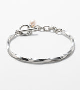 CHAIN PEARL BANGLE (Brass)