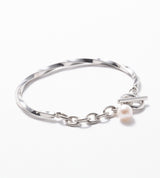 CHAIN PEARL BANGLE (Brass)