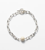 LINK CHAIN STONE SETTING BRACELET