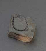 LINK CHAIN STONE LINE BRACELET