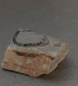 LINK CHAIN STONE LINE BRACELET