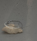 LINK CHAIN STONE LINE BRACELET