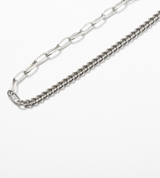 【予約注文:12/3頃発送】 TIMELESS STAINLESS KIHEI CHAIN BLEND BRACELET