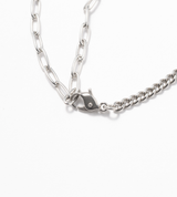 【予約注文:12/3頃発送】 TIMELESS STAINLESS KIHEI CHAIN BLEND BRACELET