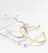 CHAIN BANGLE FLAT (Brass)