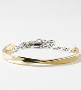 CHAIN BANGLE ONETWIST (Brass)