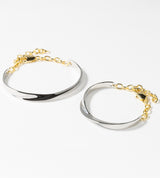 CHAIN BANGLE ONETWIST (Brass)