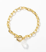 【数量限定】 LINK CHAIN ROSE CHARM BRACELET