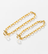 【数量限定】 LINK CHAIN ROSE CHARM BRACELET