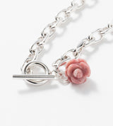 【数量限定】 LINK CHAIN ROSE CHARM BRACELET