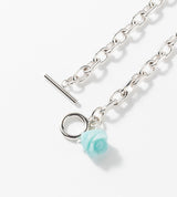 【数量限定】 LINK CHAIN ROSE CHARM BRACELET