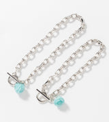 【数量限定】 LINK CHAIN ROSE CHARM BRACELET